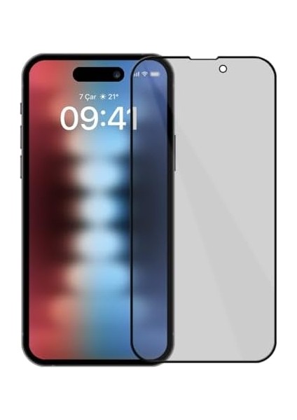 Labs iPhone 15 ile Uyumlu 5d Privacy Hayalet Ekran Koruyucu