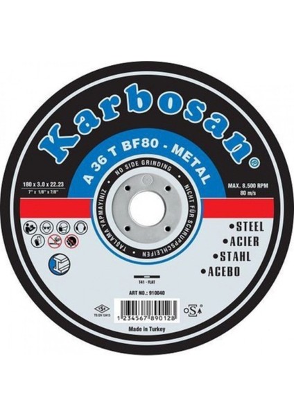 Metal 180'LIK (10 Adet)