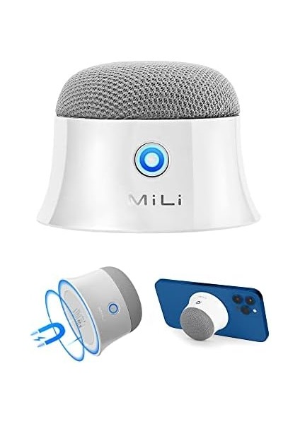 Küçük Mıknatıslı Bluetooth Hoparlör, iPhone 12/13 Serisi Için, Mini Duş Hoparlörü, Golf Arabası Için Monte Edilebilir, Gerçek Kablosuz Taşınabilir Bluetooth Hoparlör, Seyahat Için Minik Araç Hoparlörü (Beyaz)