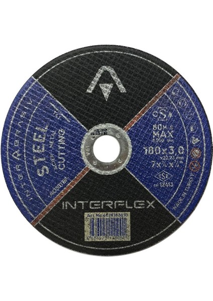 180X3,0X22,23MM Kesme Taşı 1 Adet