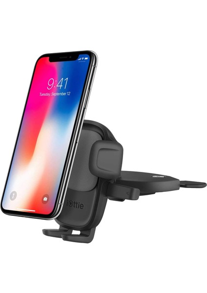 Easy One Touch 5 CD Yuvası Araç Tutucu, Iphone, Samsung, Moto, Huawei, Nokia, Lg, Akıllı Telefonlar, Siyah, Dash Için