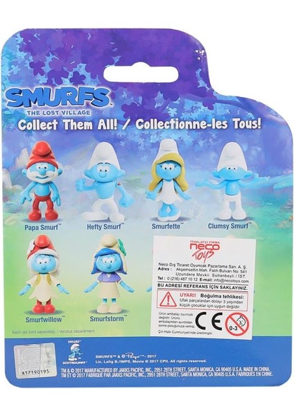 Srn 96562 Şirinler 2li Figür Set -Necotoys indirimleri