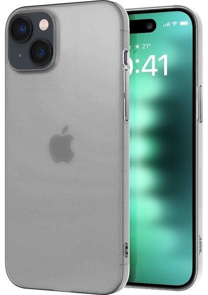 Labs Buff iPhone 15 Plus ile Uyumlu Slimfy Ince Saydam Kılıf (Şeffaf)