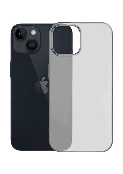 Labs Buff iPhone 15 Plus ile Uyumlu Slimfy Ince Saydam Kılıf (Şeffaf)