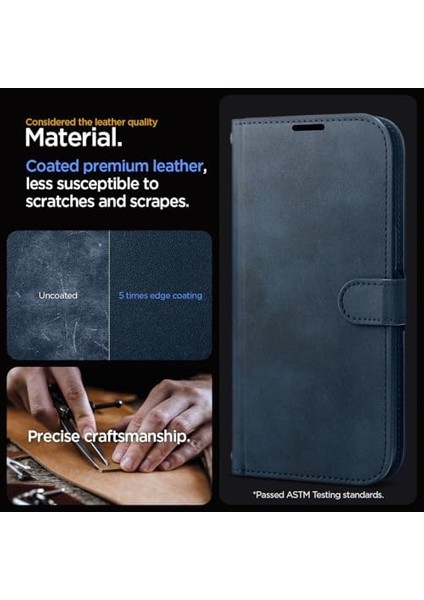 iPhone 15 Pro Kılıf Wallet S Pro Navy - ACS06741