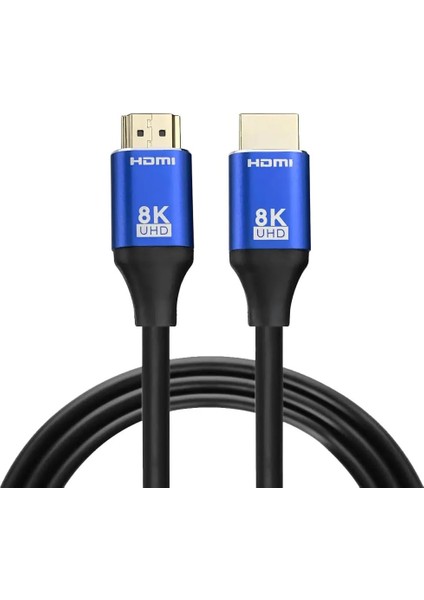 8k HDMI Kablosu, Ultra Hd 1.5 Metre - Yüksek Hızlı, Tv, Monitör, Oyun Konsolu ve Ev Sinema Sistemleri Için Uyumlu