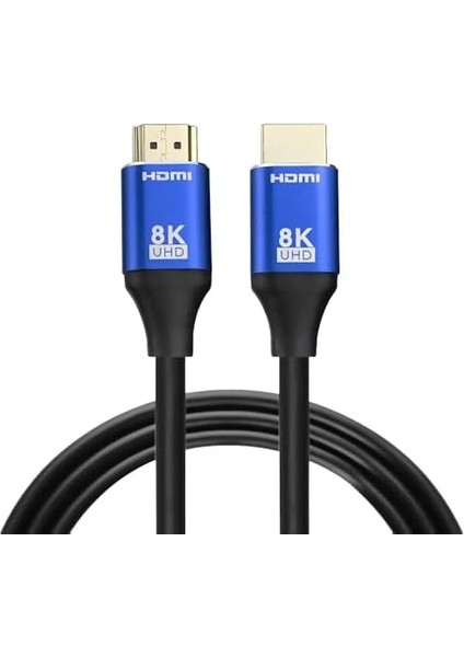 8k HDMI Kablosu, Ultra Hd 1.5 Metre - Yüksek Hızlı, Tv, Monitör, Oyun Konsolu ve Ev Sinema Sistemleri Için Uyumlu
