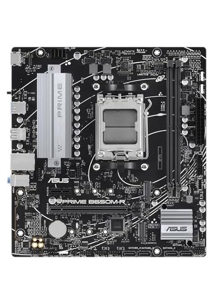 Prıme B650M-R Amd B650 Am5 Ddr5 7200 HDMI 2x M2 Usb3.2 Aura Rgb 2.5gbit Lan Matx, Asus 5x Protectıon Iıı, Anakart