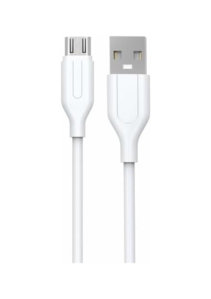 Şarj Micro USB Kablo - Android Cihazlarla Uyumlu, Dayanıklı Örgü, Veri ve Şarj Kablosu, 2.4A Hızlı Şarj Desteği (100CM)