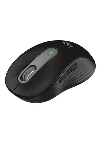 Signature M650 Kablosuz Mouse, Küçük ve Orta Boy Sağ El Için, 4000 Dpı, Sessiz, Bluetooth, Logi Bolt USB Alıcı, 24 Ay Pil Ömrü, Siyah