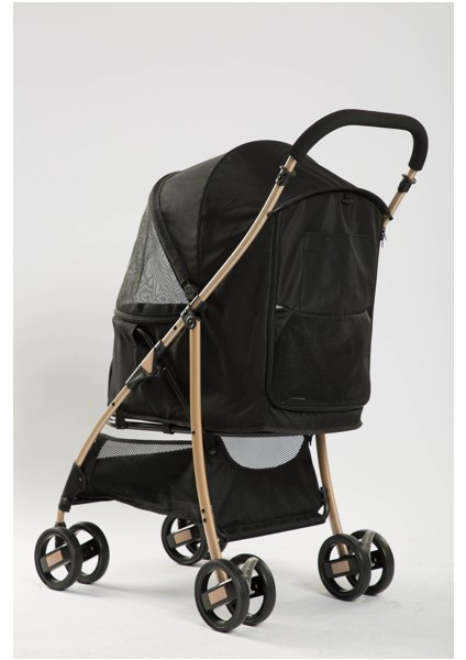 Evcil Hayvan Arabası Siyah 67*47*98CM Max 15KG Ynsmr fiyatları