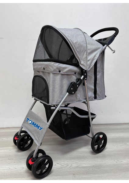 Evcil Hayvan Arabası Gri 80.5*45.5*101 Max 15KG Ynsmr fiyatları