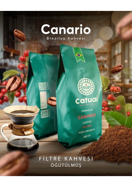 Premium Canario Filtre Kahve Öğütülmüş