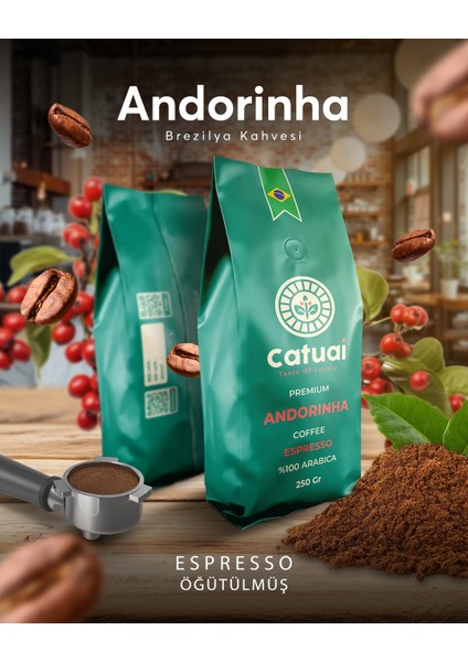 Premium Andorinha Espresso Öğütülmüş Kahve