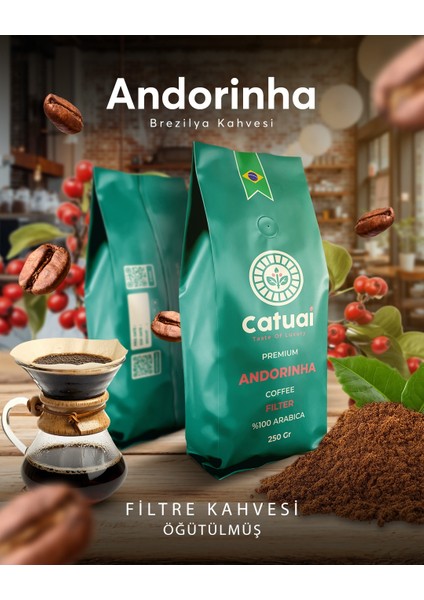 Premium Andorinha Filtre Kahve Öğütülmüş