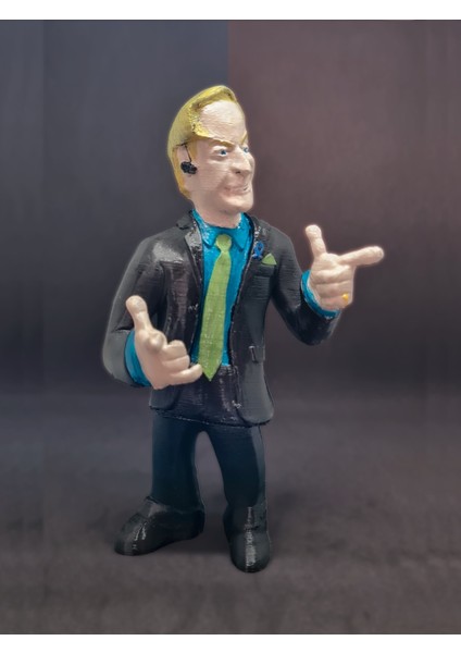 3D Saul Goodman Figür/ Breaking Bad /better Call Saul / Biblo/ Dekor
