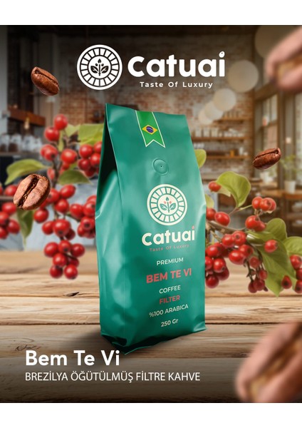 Premium Bem Te Vi V60 Öğütülmüş Kahve 250 Gram