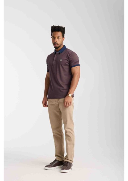 Polo Yaka Kahverengi Regular Fit