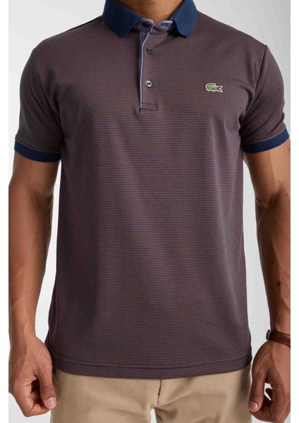 Polo Yaka Kahverengi Regular Fit