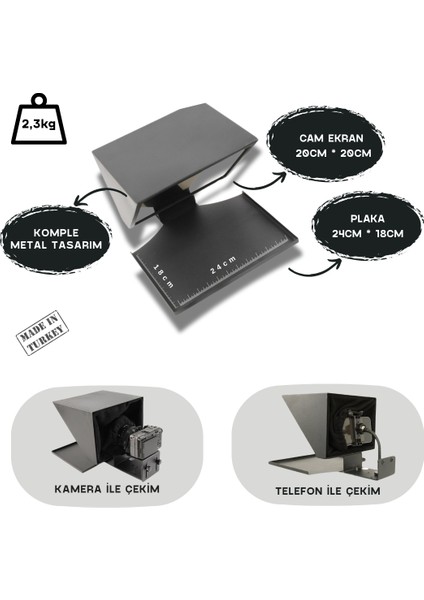 Pratic Teleprompter (Yerli ve Milli Üretim & Yazılım)