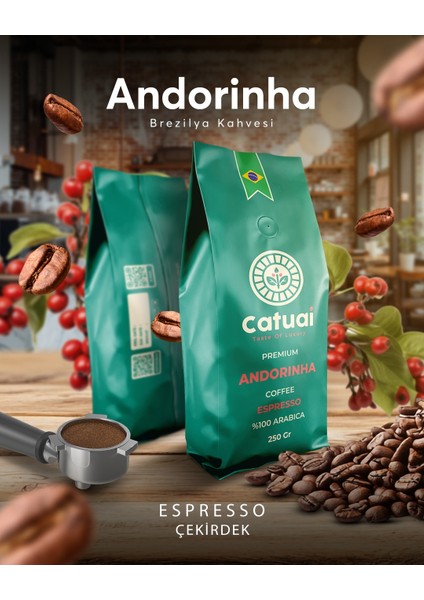 Premium Andorinha Çekirdek Espresso Kahve 250 Gram