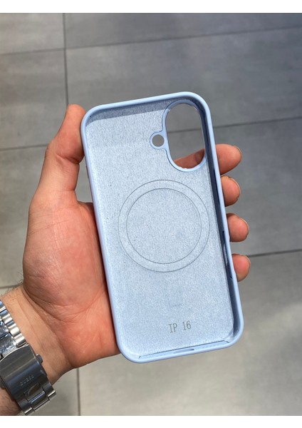 Iphone 16 Plus Uyumlu Magsafe Şarj Destekli Içi Kadife Silikon Kılıf fiyatları