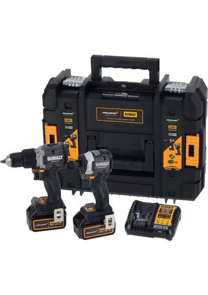 x Mclaren 18V Xr Profesyonel Set (Kırıcı, Taşlama, Vidalama,torklu, 3 Çanta , 2X4AH , 2X5AH)