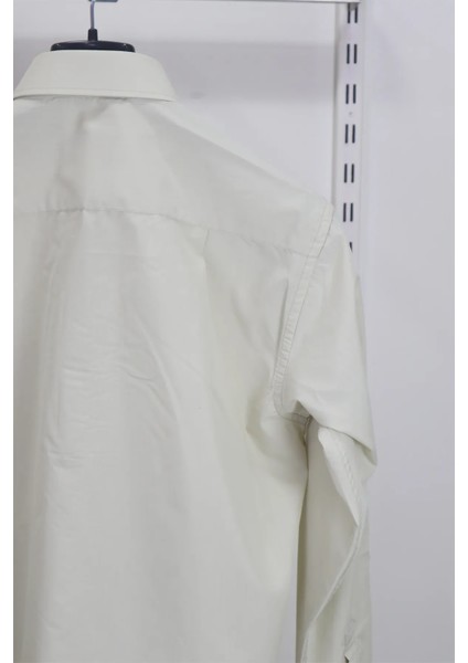 Fistan Store Erkek Düz Dacron Klasik Rahat Kalıp Tek Cepli Uzun Kollu Yazlık Gömlek indirimleri