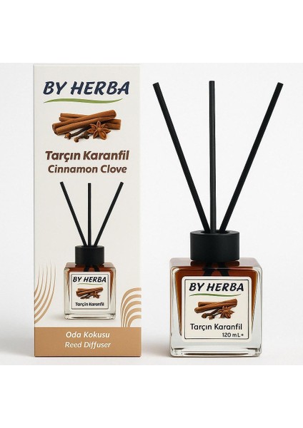 Tarçın Karanfil Kokulu Bambu Çubuklu Etkili Oda Kokusu 125 ml