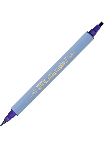 Kaligrafi Kalemi Çift Uçlu 2mm + 3.5mm TC-3100 080 Violet