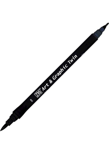 Zig Art&graphic Twin Çift Uçlu Keçe Grafik Kalemi 36 Dark Blue