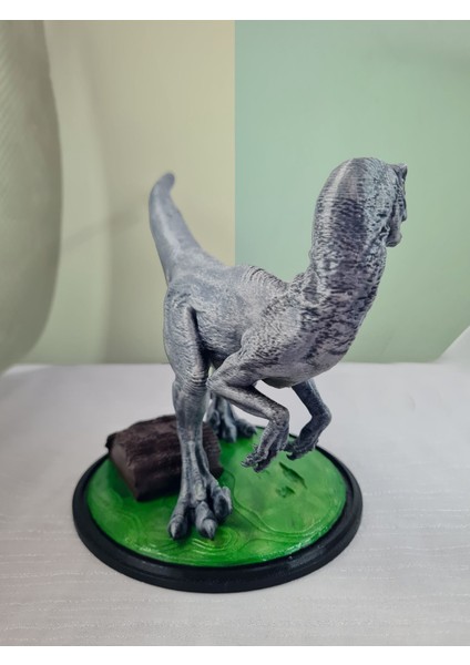 3D Jurassic Park Dinazor Raptor Figür/ Jurassic World Dinasour Raptor/ Biblo