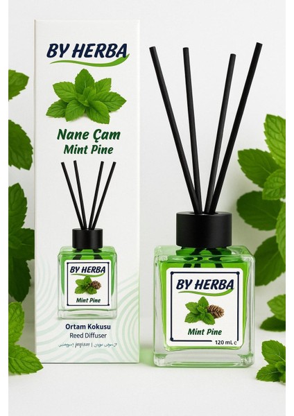 Nane Çam Kokulu Bambu Çubuklu Etkili Oda Kokusu 125 ml