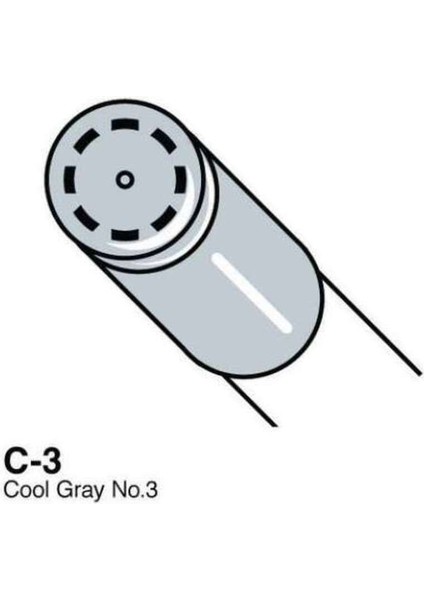 Ciao Marker - C3 - Cool Grey modelleri