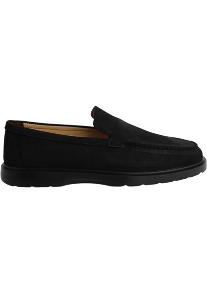 Siyah Siyah Nubuk Günlük Rok Loafer Ayakkabı-Siyah Yazlık Hafif Rahat Ayakkabı fırsatları