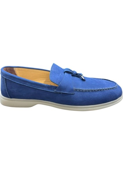 Erkek Günlük Süet Ayakkabı, Rok Loafer Ayakkabı-Sax Rengi