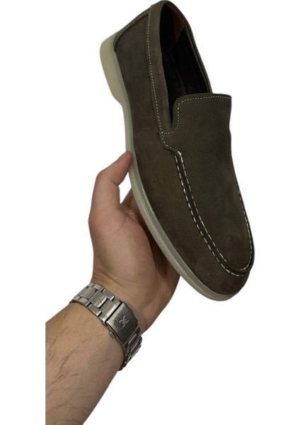 Vizon Erkek Günlük Nubuk Ayakkabı- Rok Loafer Ayakkabı