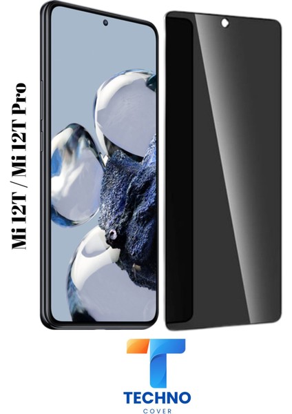 Mi 12T / 12T Pro Uyumlu Tam Kapatan Hayalet Ekran Koruyucu 6d Temperli Cam modelleri