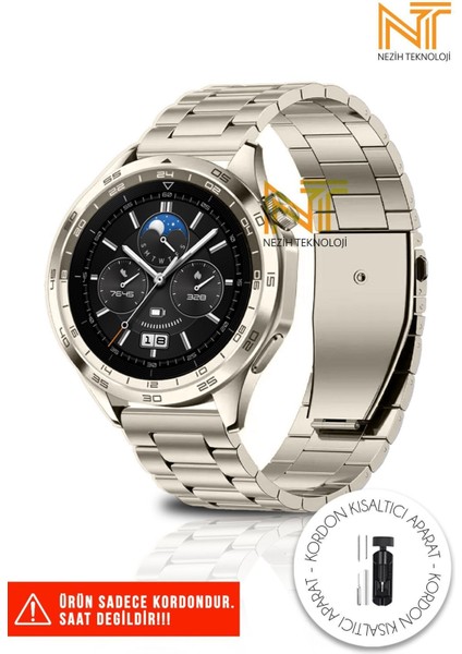 Huawei Watch GT/GT2/GT2E/GT2 Pro/gt3/gt3 Pro/gt 4/watch 3 / 3 Pro Paslanmaz Çelik Metal Kordon 46MM