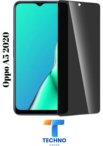 Oppo A9 2020 / A5 2020 Uyumlu Tam Kapatan Hayalet Ekran Koruyucu 6d Temperli Cam