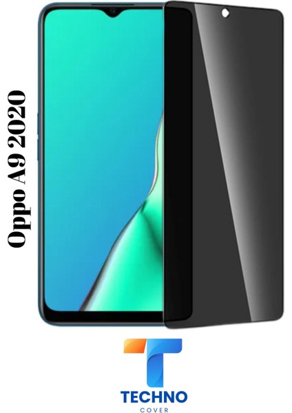 Oppo A9 2020 / A5 2020 Uyumlu Tam Kapatan Hayalet Ekran Koruyucu 6d Temperli Cam