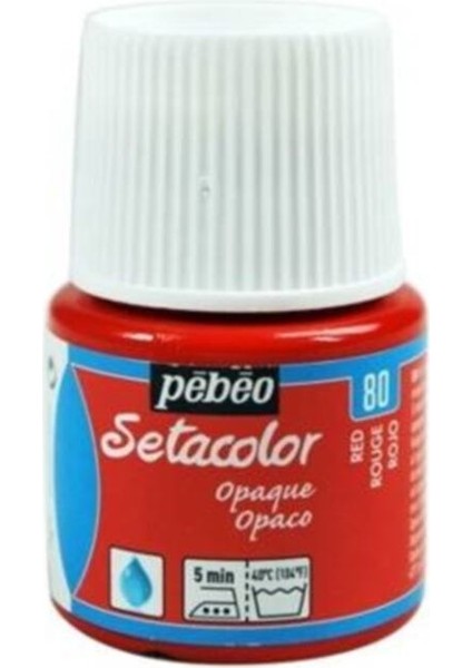 Setacolor Opak Kumaş Boyası 80 Red 45 ml