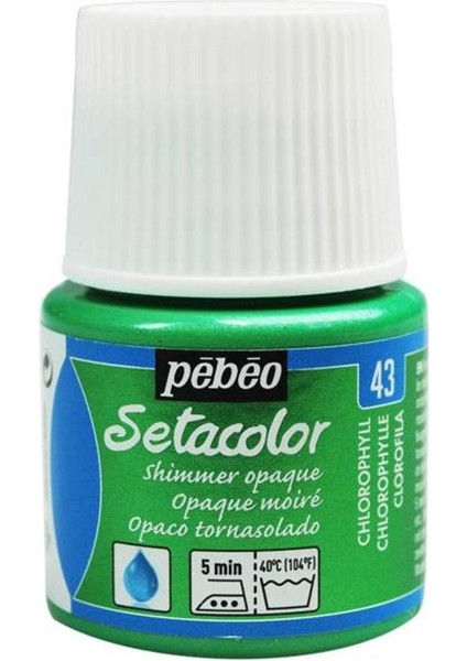 Shimmer (Pırıltılı) Opak Kumaş Boyası 43 Chlorophyll 45 ml
