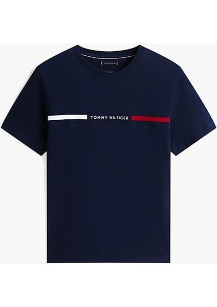 Erkek Th Yuvarlak Yaka T-Shirt - Lacivert indirimleri