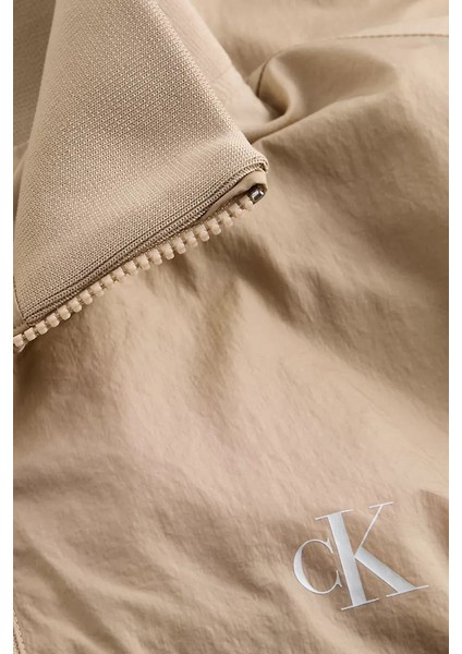 Erkek Ck Unpadded Harrington Ceket - Bej