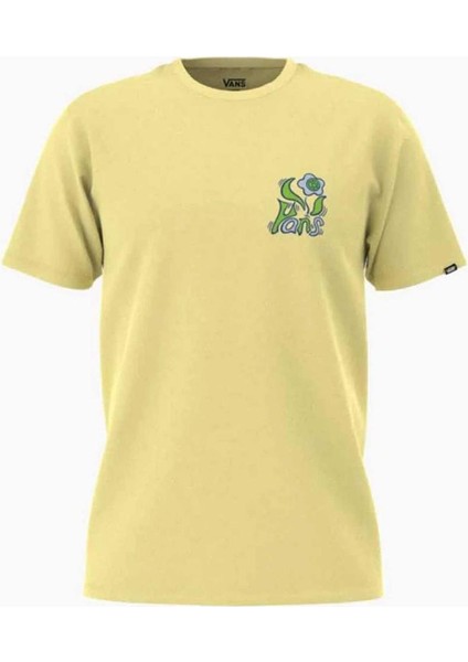 Peace Flower Ss Pale Banana Sarı T-Shirt