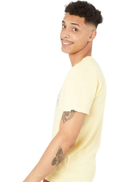 Peace Flower Ss Pale Banana Sarı T-Shirt fırsatları
