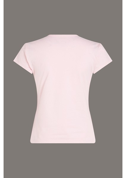 Kadın Ck Slim Script Logo T-Shirt - Pembe fiyatları