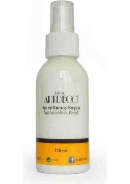 Sprey Kumaş Boyası 1219 Beyaz 100 ml