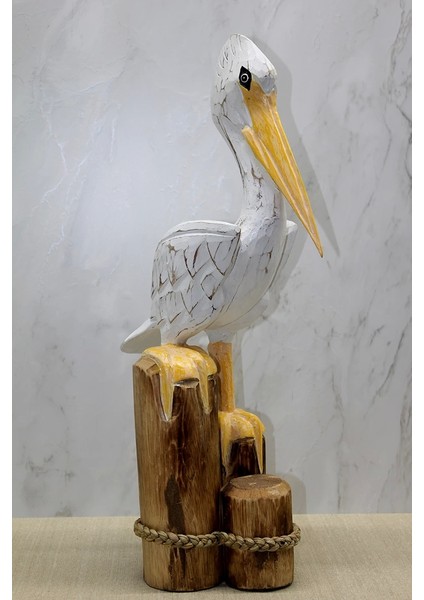 Ahşap Pelikan 60 cm